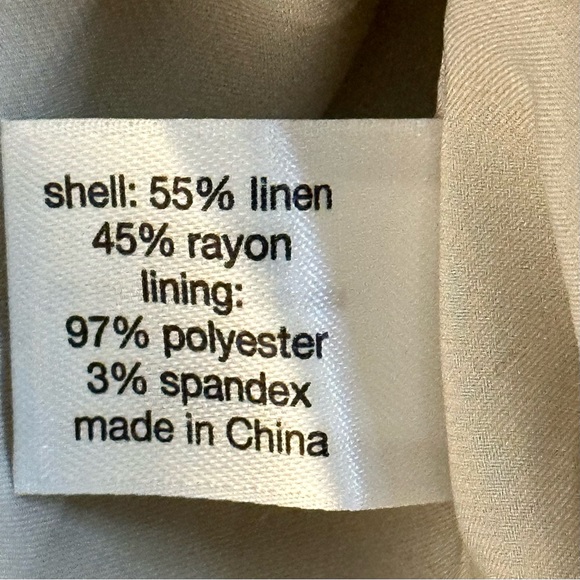 #D1 NWT Isabel Toledo for Lane Bryant Linen Blend Sleeveless Cocktail Dress - Picture 6 of 8